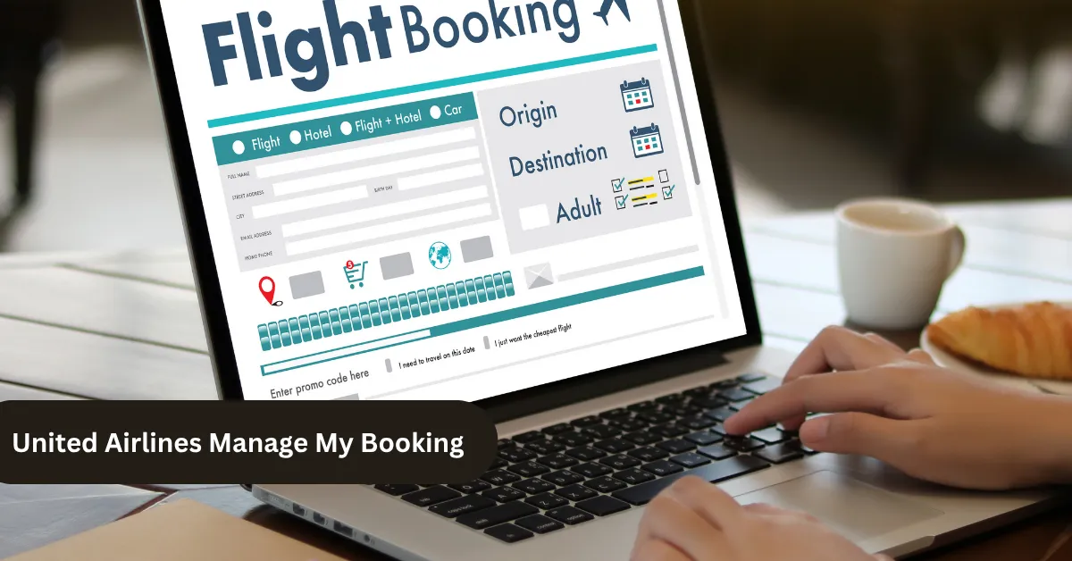 United Airlines Manage My Booking dashboard overview