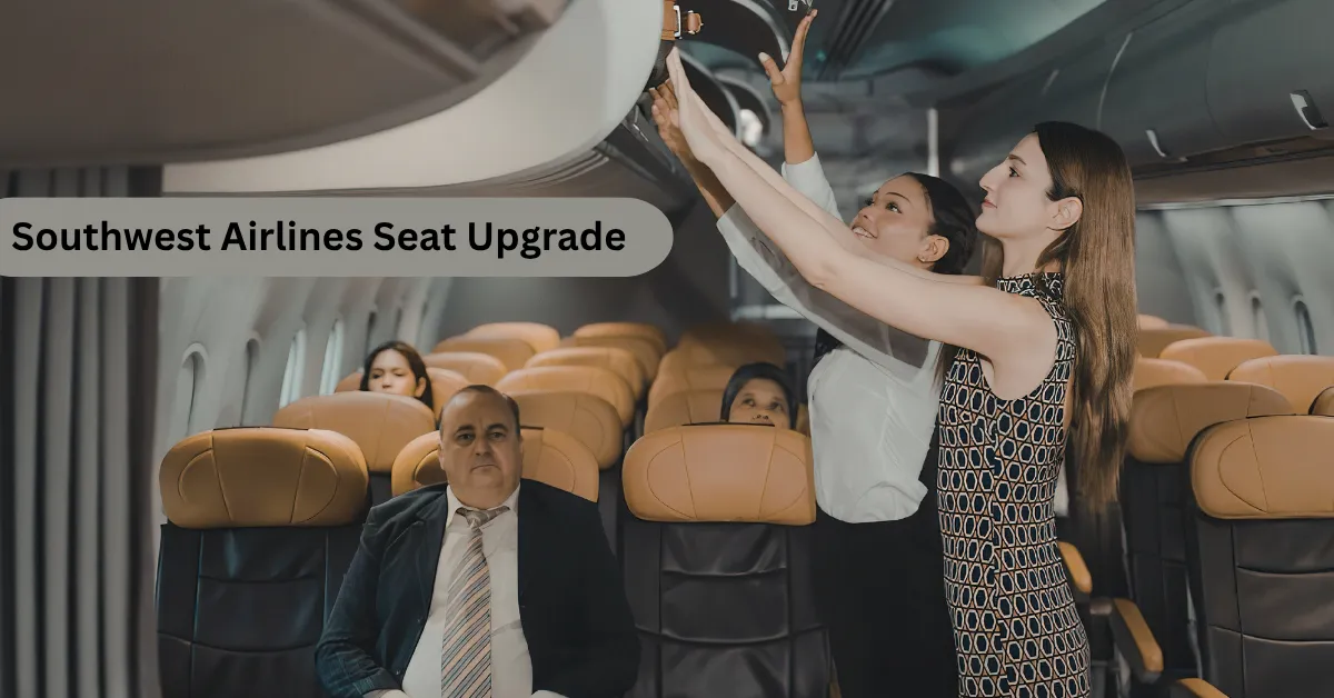 Southwest Airlines seat upgrade with extra legroom seating
